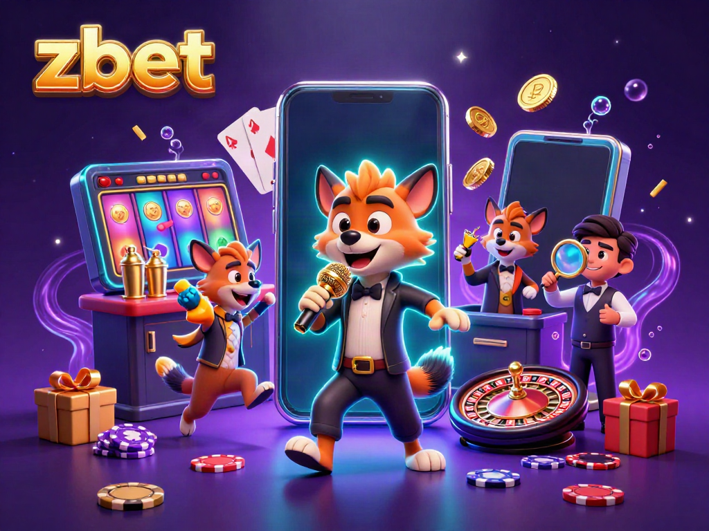 Hyenas showcase lively casino fun at zbet with laughs and cocktails in a vibrant scene.